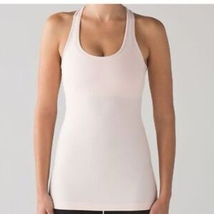 NWT LuluLemon Cool Racerback tank in White Women’s Size 8